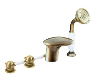 Смеситель на борт ванны Rav Slezak Labe L571.5PSM бронза